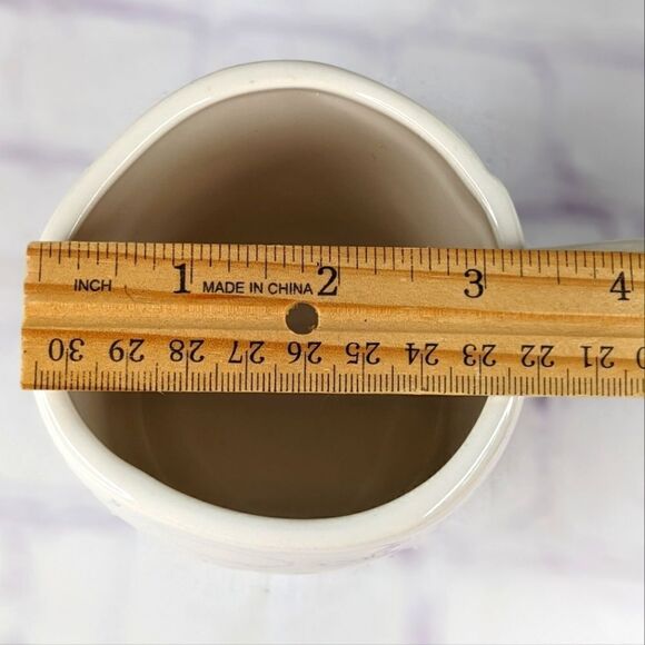 Rae Dunn JOY White/Red Ceramic Mug - Picture 6 of 6